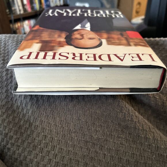 Rudy Giuliani:  Leadership. 2002 HC First Ed. NYC Mayor. Politics. - Picture 4 of 11